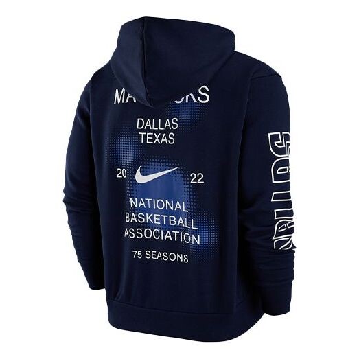 

Толстовка Men's Nike Dallas Mavericks Casual Fleece Pullover Blue, синий