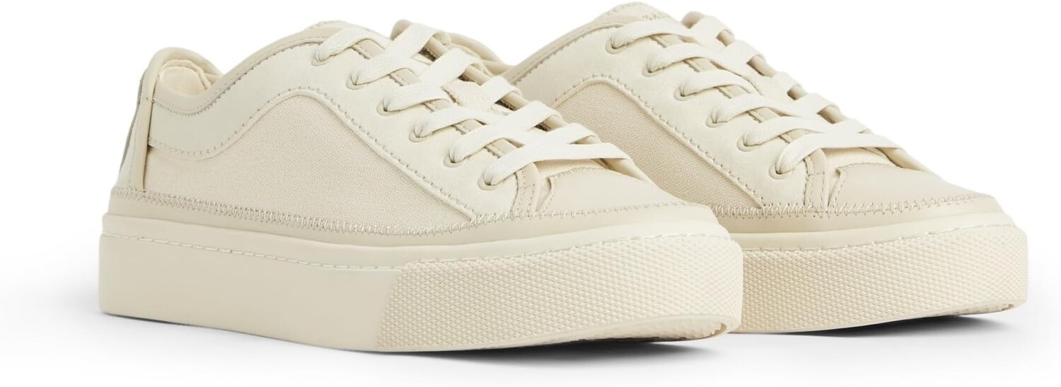 

Кроссовки AllSaints Milla Canvas Sneaker, цвет Off White
