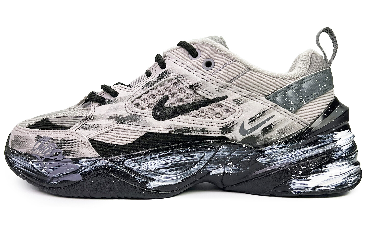 Кроссовки Nike M2K Chunky Sneakers Unisex Low-top Grey/black, серый