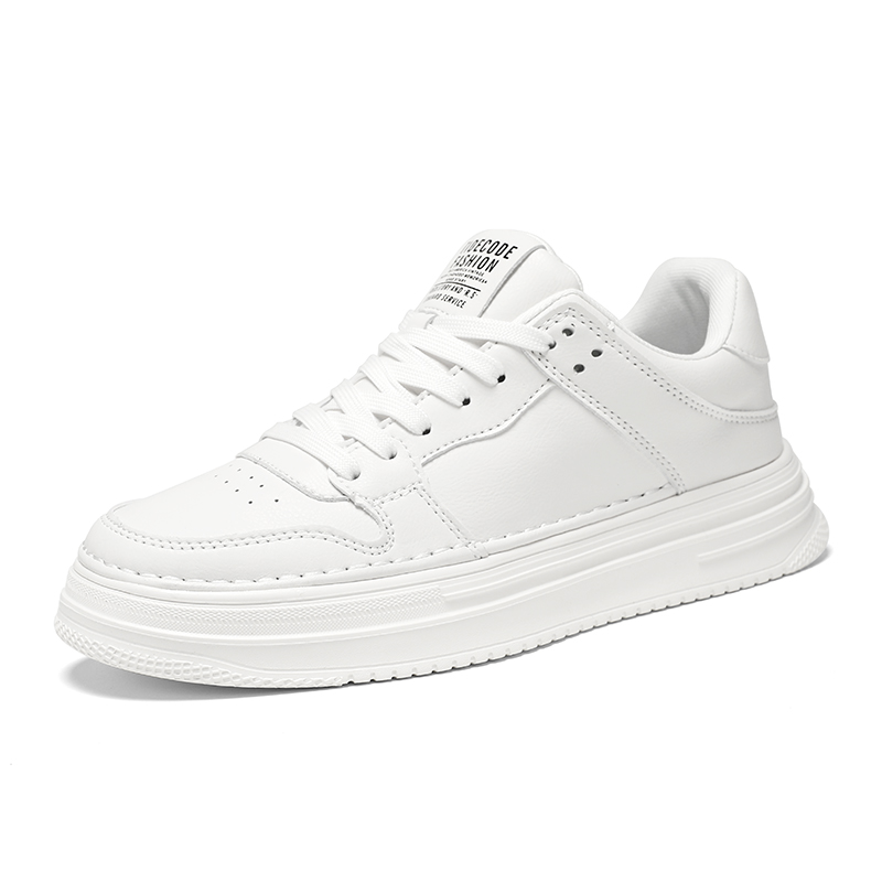 

TONYBEAR Мужские белые низкие непромокаемые скейтерские кроссовки с поддержкой, цвет White