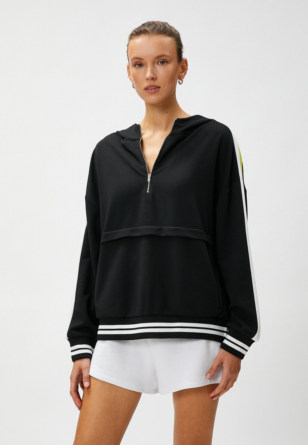 

Толстовка HALF ZIPPER GARNI DETAIL Koton, цвет black