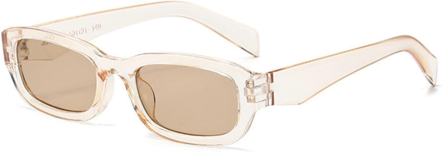 

Солнцезащитные очки COTIA маленького квадратного размера для женщин и мужчин, прямоугольные, классический ретро-стиль 90-х, модные очки для активного отдыха, Champagne