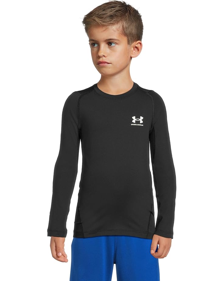 

Лонгслив Under Armour Kids HeatGear Armour Long, цвет Black/Pitch Gray
