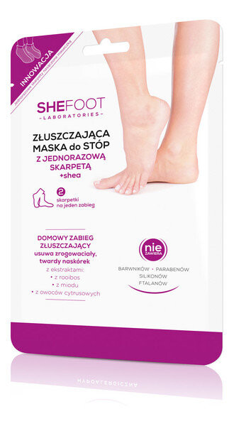 

Отшелушивающие носки Shefoot, пропитанные маской, 1 шт