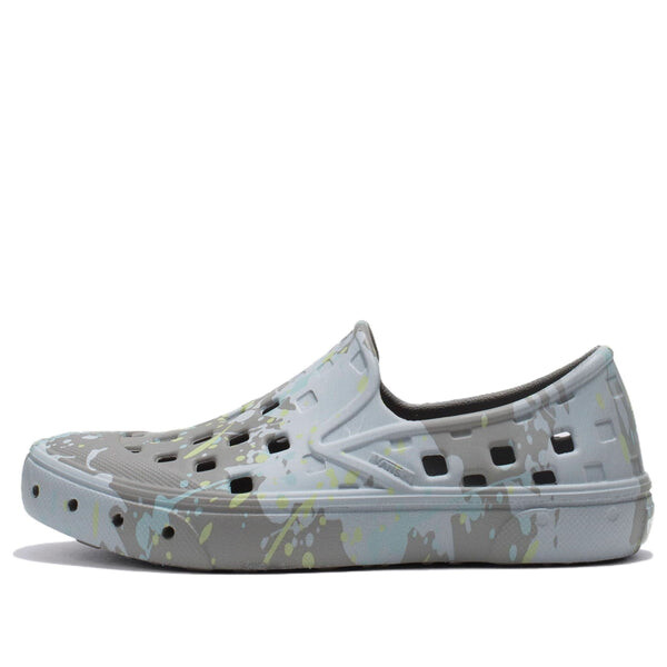 

Кроссовки paint splatter slip-on trk shoes 'grey blue' Vans, серый