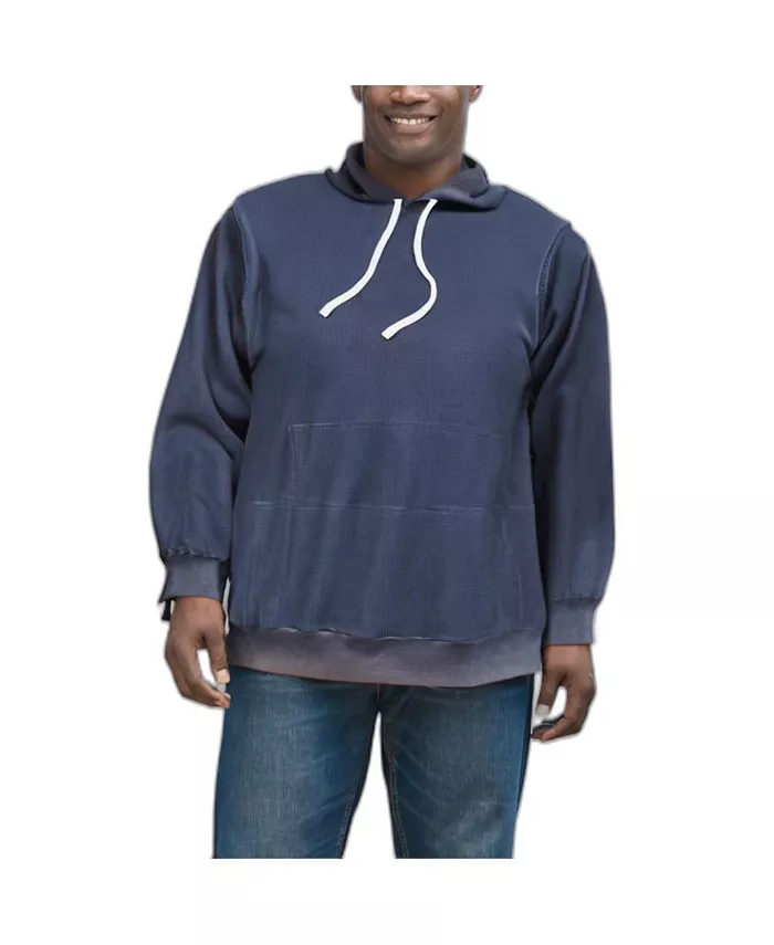 

Утепленный худи Big & Tall с вафельной вязкой KingSize, синий