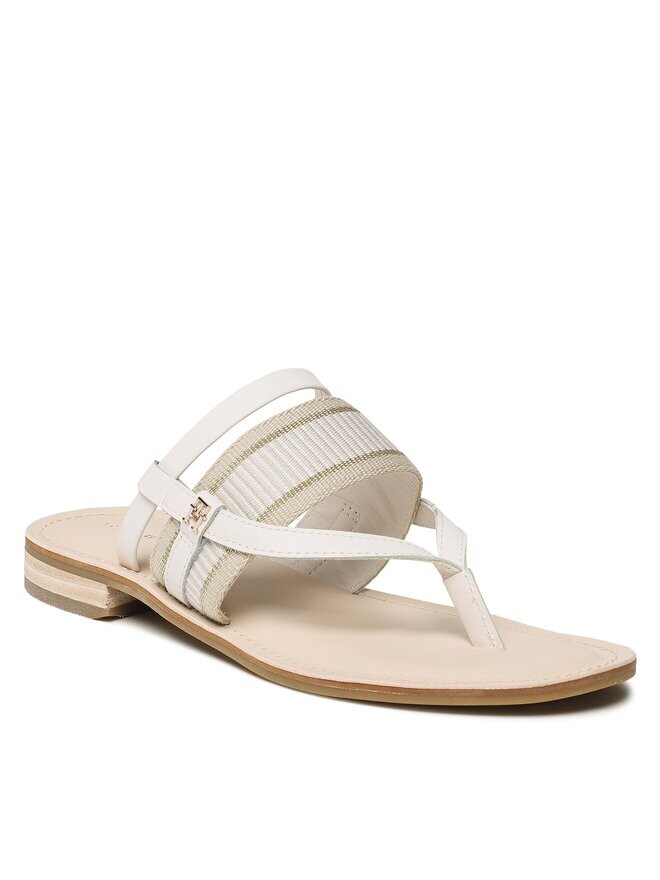 Шлепанцы Tommy Hilfiger Th Webbing Mule Sandal FW0FW07275, белый — фото 2