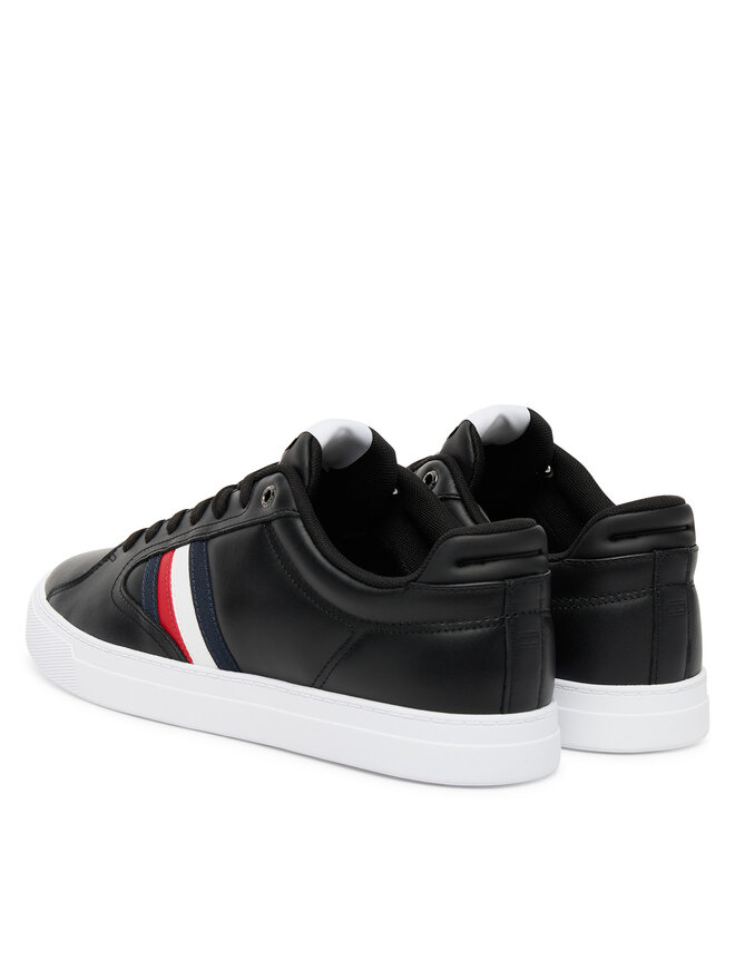 Кроссовки Icon Court Stripes FM0FM05628 Tommy Hilfiger, черный — фото 3