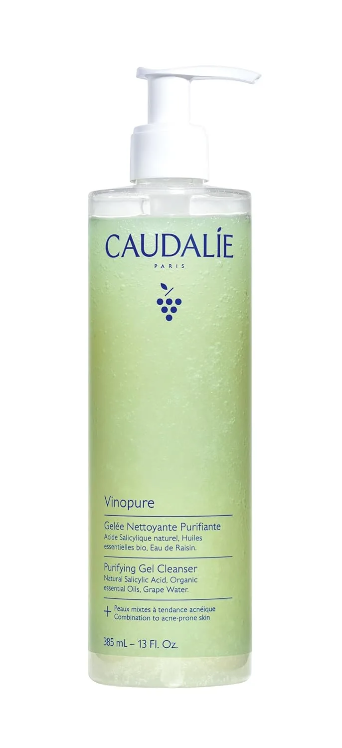 Очищающее средство Caudalie Vinopure с салициловой кислотой, очищающий гель для пор 384 мл (1 шт.)