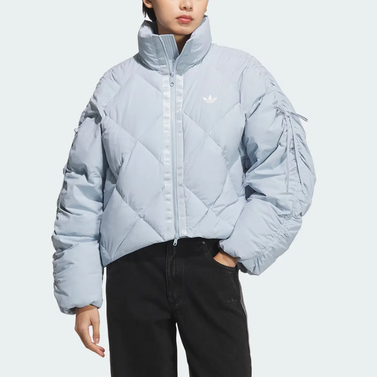 Куртка пуховая FW25 BOW COM женская Adidas Originals, синий — фото 3