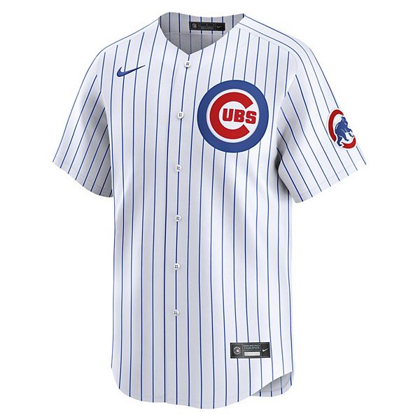 Мужская белая домашняя лимитированная футболка Chicago Cubs с именем Dansby Swanson Nike — фото 3