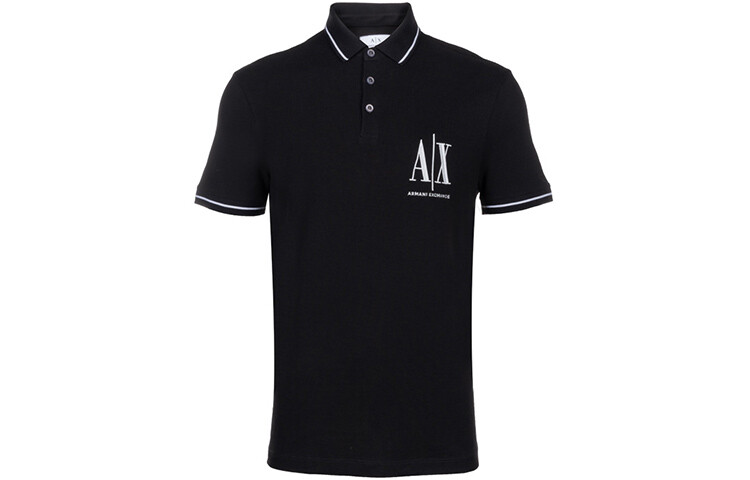 

Мужская рубашка-поло ARMANI EXCHANGE, цвет Black