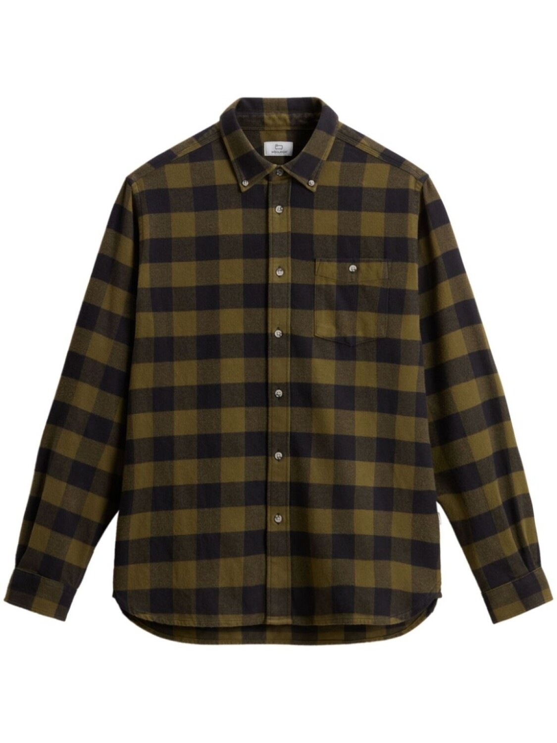 

Woolrich фланелевая рубашка, зеленый