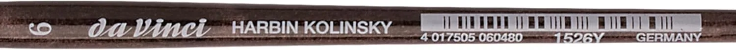 Кисть для акварели Da Vinci 1526Y Series из красного соболя, 19 x 0.33 x 30 см Da Vinci — фото 4