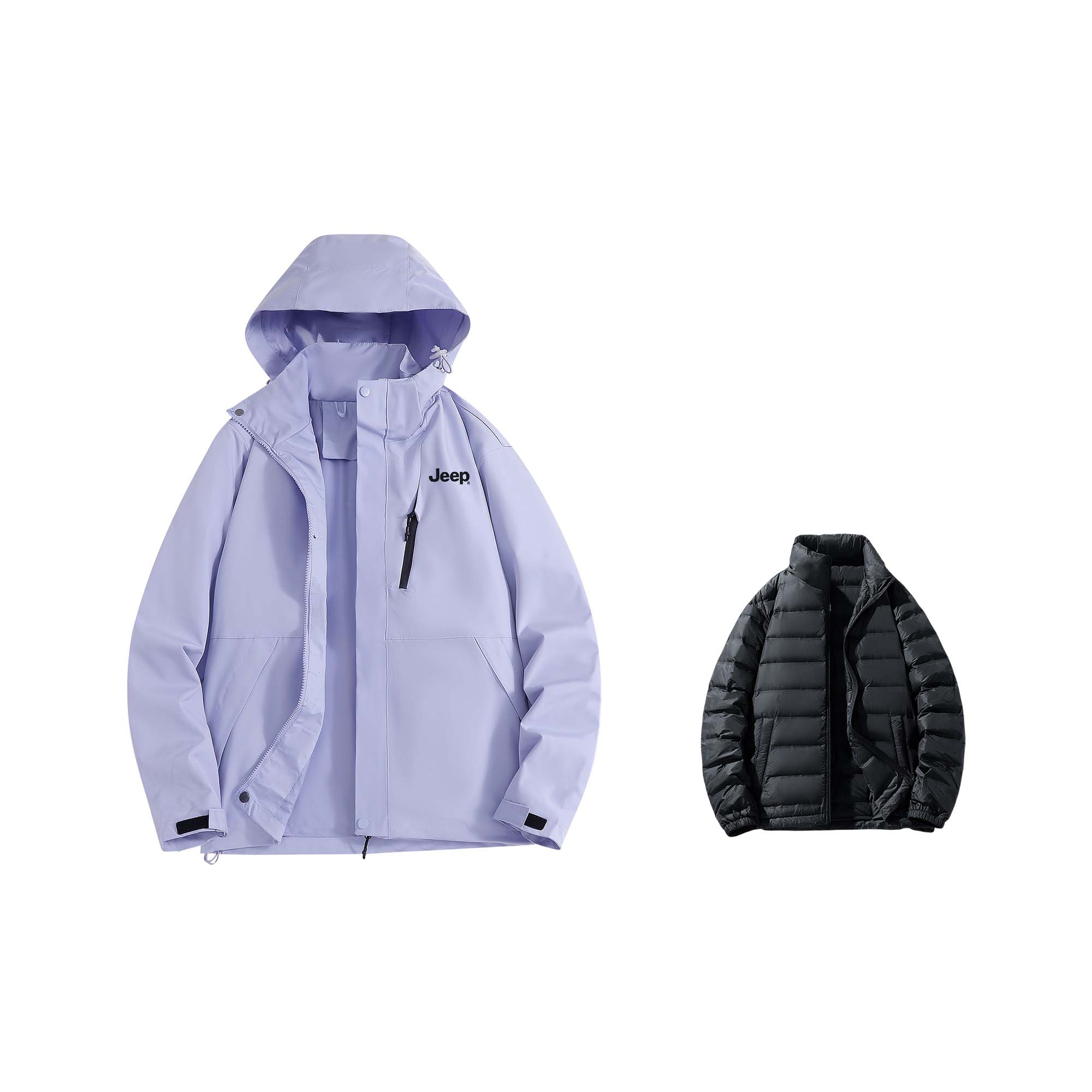 

Jeep Куртка Wrangler унисекс, Blue Purple Color (Single Layer Jacket+Down Liners)