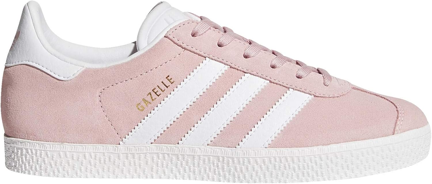 Кроссовки Adidas Originals Kids' Gazelle, розовый/белый/металлик — фото 2