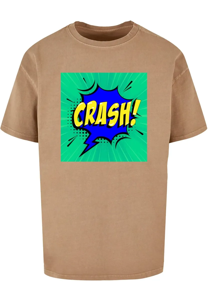 

Футболка Merchcode "Мужская футболка оверсайз CRASH Comic Acid Washed " Merchcode", бежевый