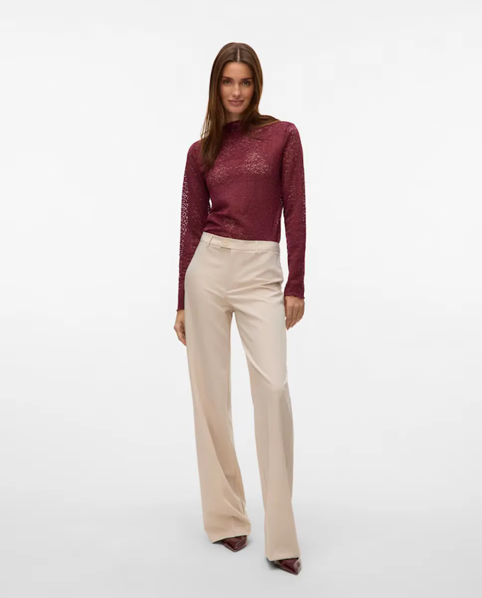 

Женские классические брюки со складками Vero Moda, белый