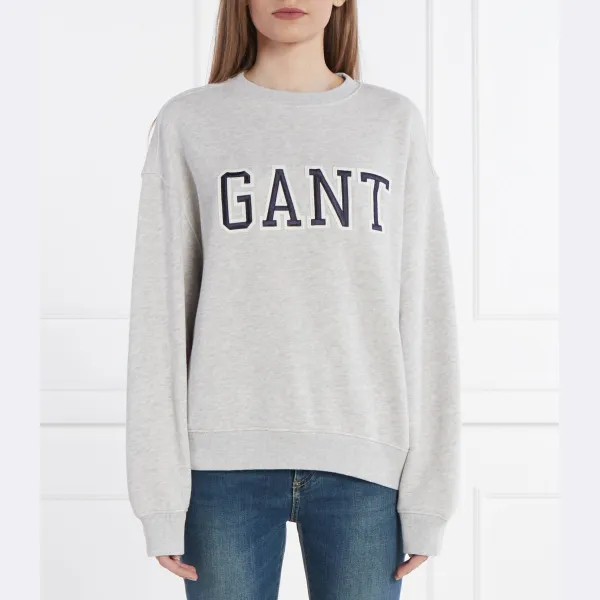 

Толстовка оверсайз Gant, серый