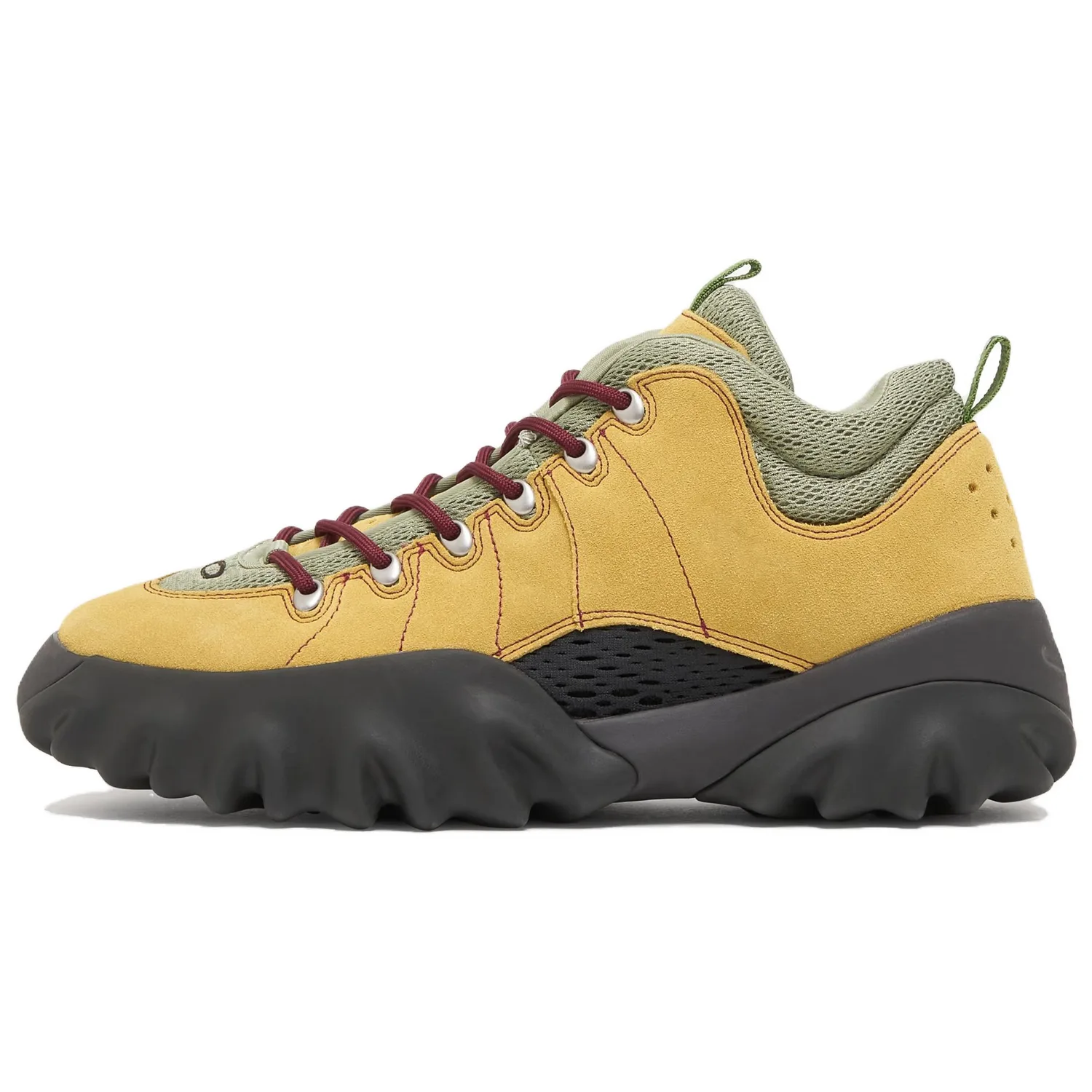 Factory Team Fashion Trend Abrasion Resistant Support Mid top Casual Shoes Unisex Oakley, зеленый желтый