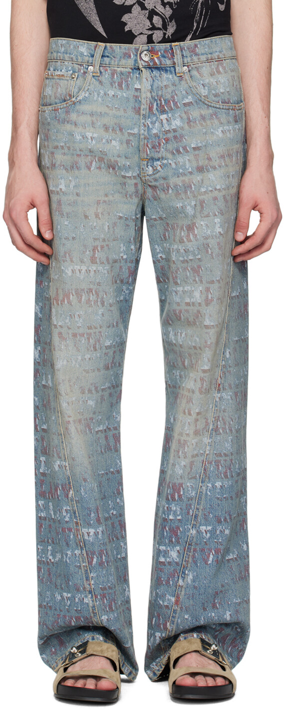 

Синие джинсы Future Edition Lanvin