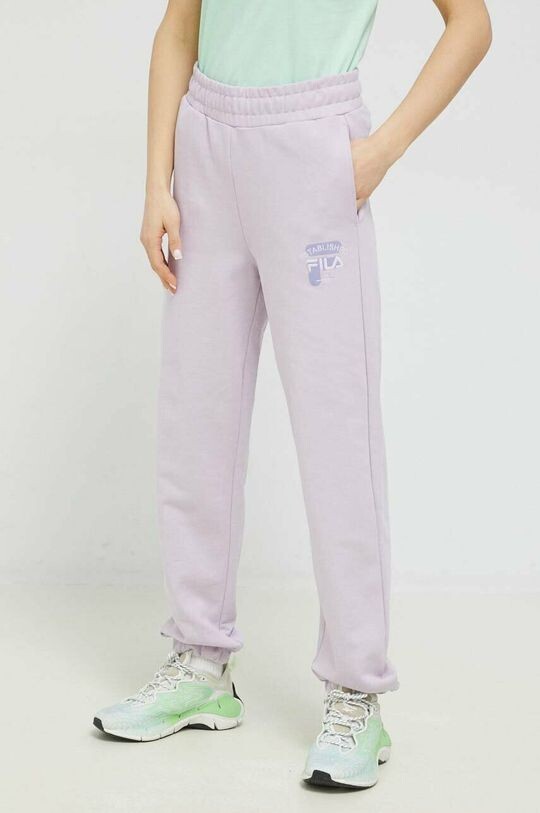 

Спортивные брюки из хлопка Fila, фиолетовый