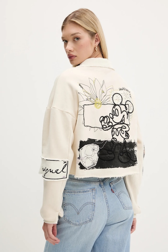 

Хлопковая куртка DISNEY MICKEY Desigual, бежевый