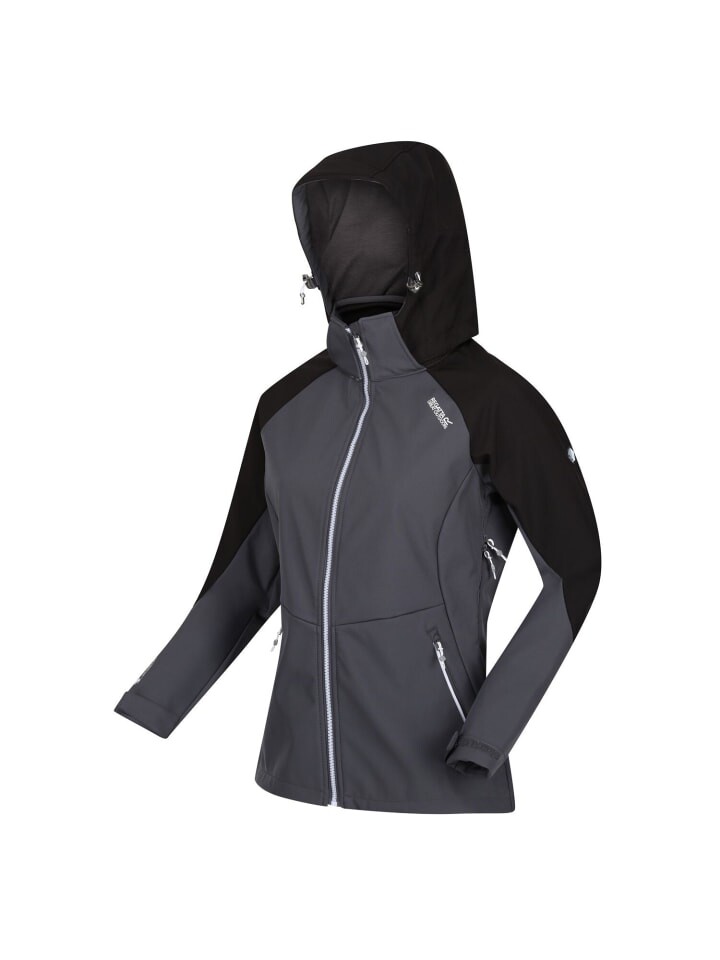 

Куртка софтшелл Regatta Softshelljacke mit Kapuze Desoto VIII, серый