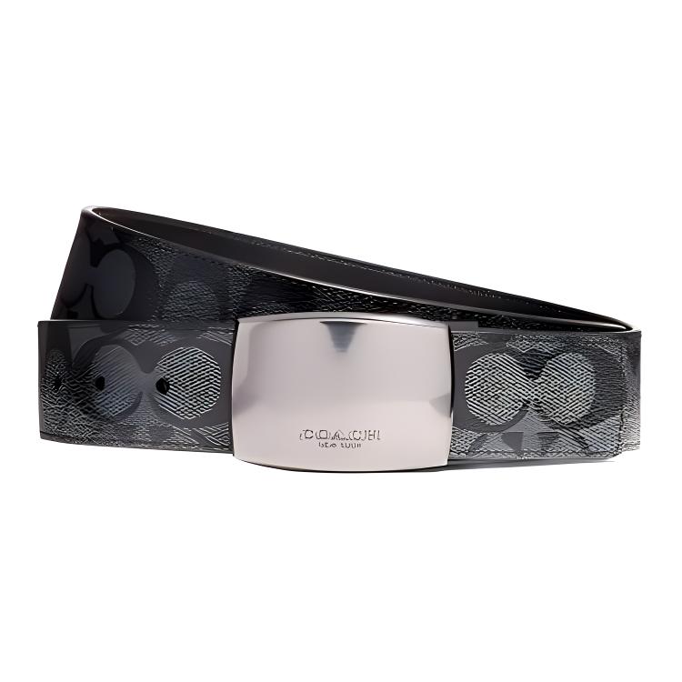 

Кожаные ремни из ПВХ поливинилхлорида для мужчин шириной 3,5 см COACH