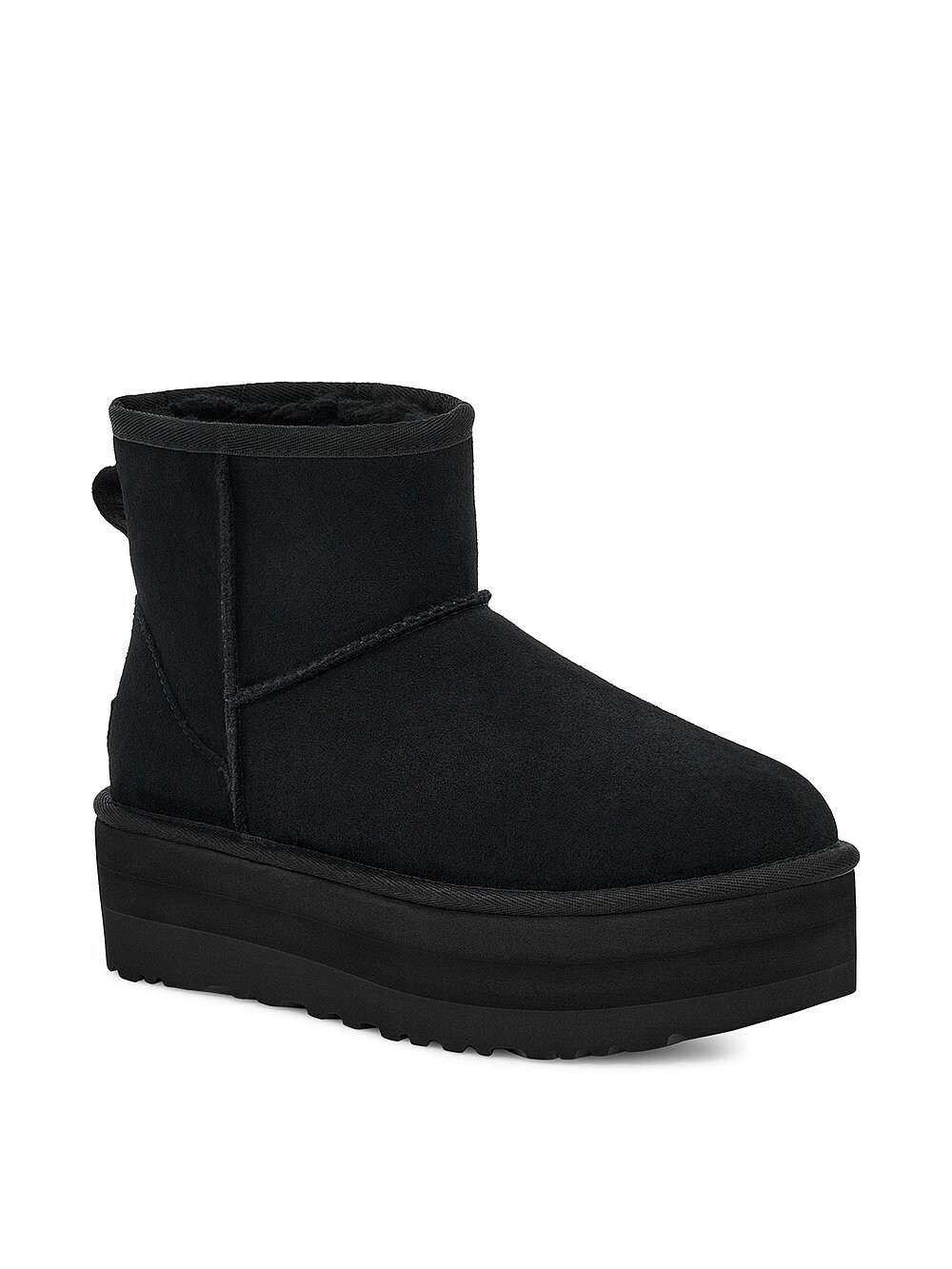 

Классические мини-сапоги на платформе Ugg, черный
