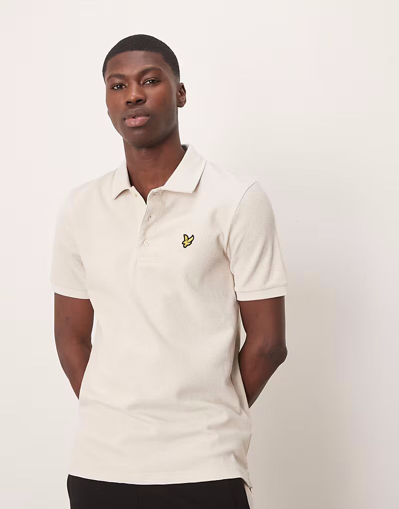 

Рубашка поло Lyle & Scott Milano бежевого цвета