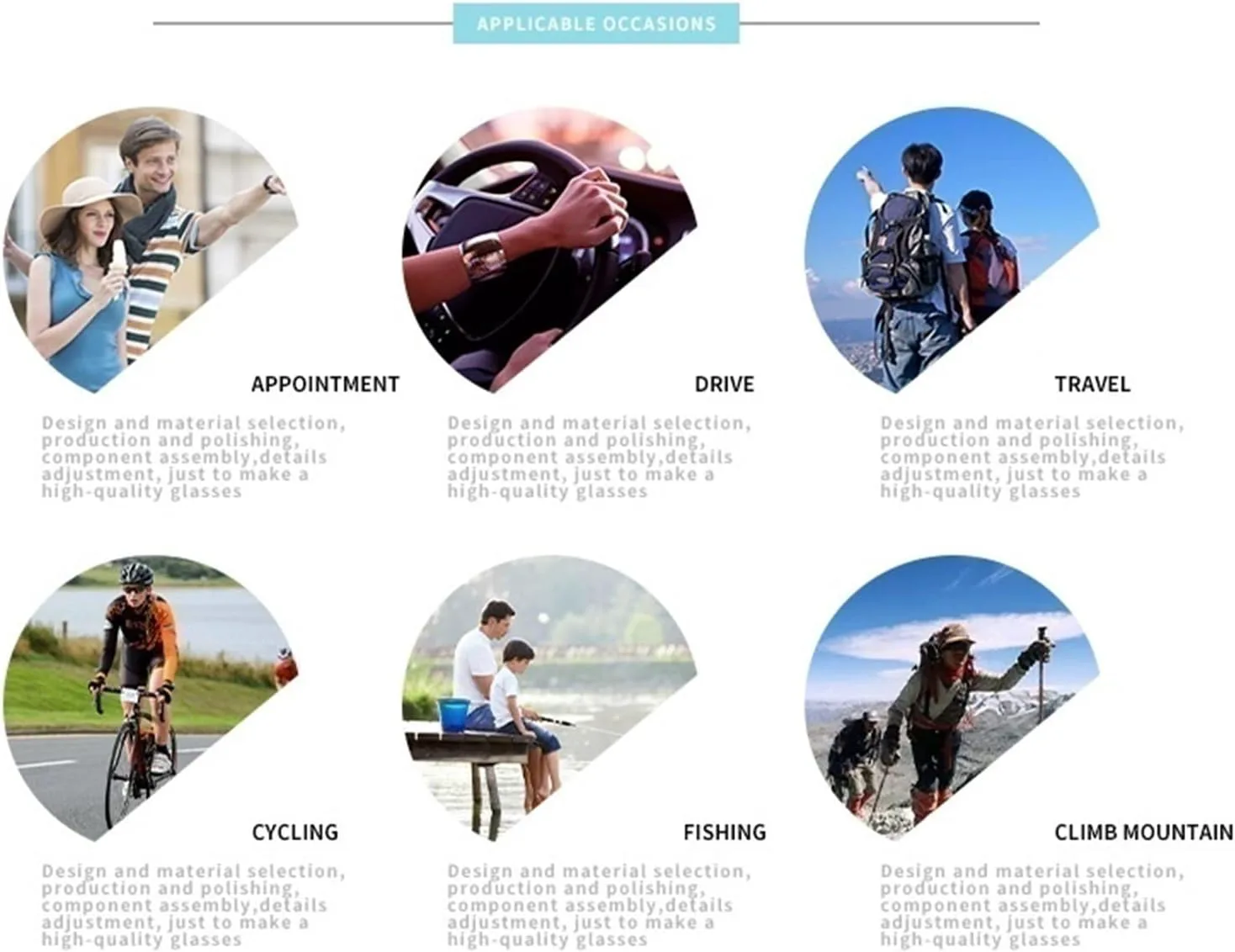 

Модные поляризованные солнцезащитные очки для мужчин и женщин, предназначенные для езды на велосипеде на открытом воздухе (Цвет: G, Размер: Средний) GAOXIN, G