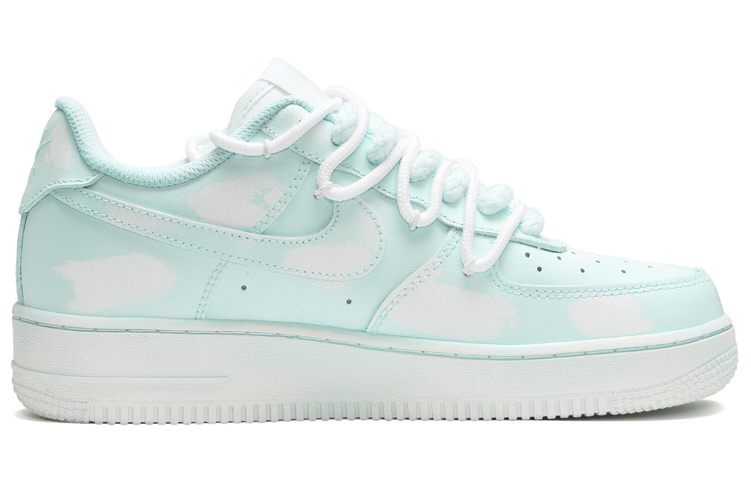 

Кроссовки Nike Air Force 1 Skateboard Shoes Men Low-Top White Green