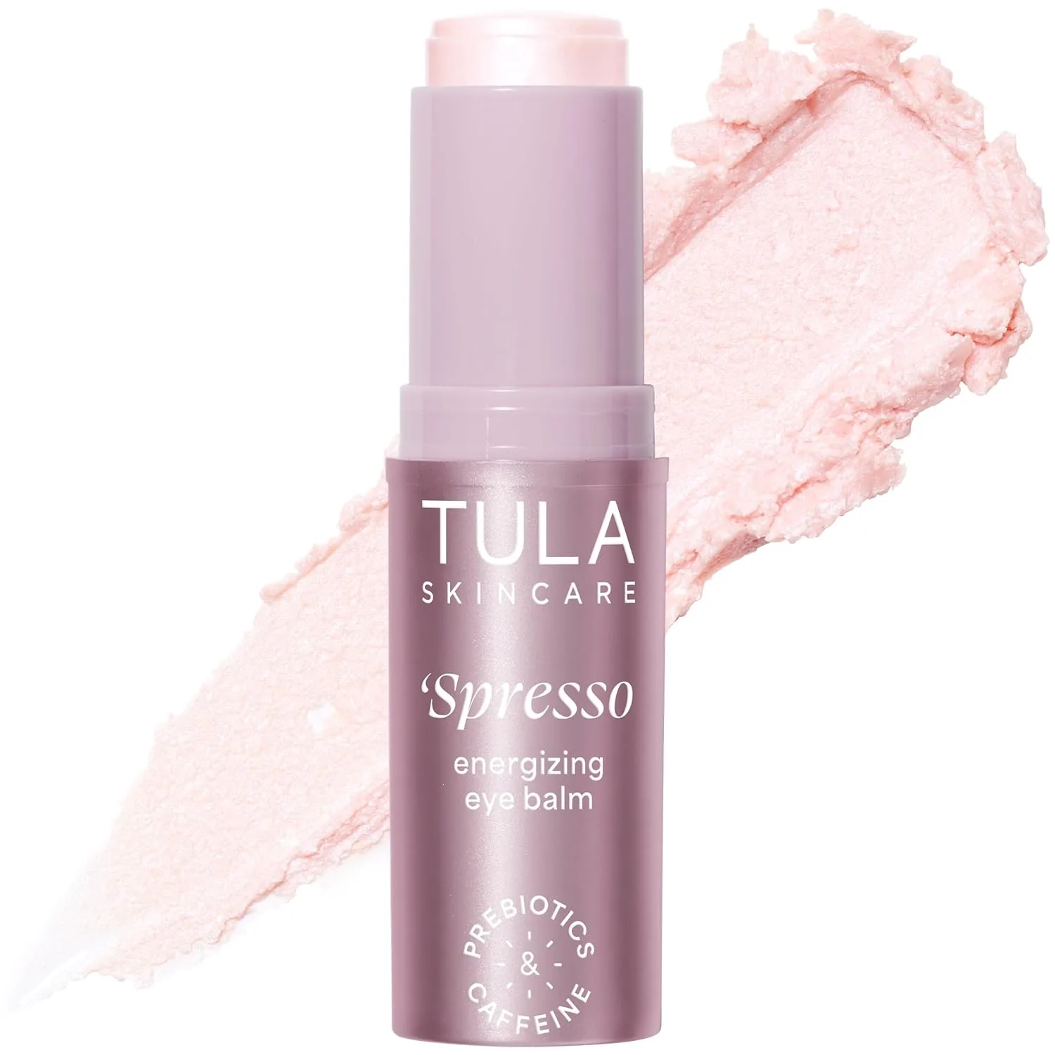 TULA Skin Care Spresso бальзам для кожи вокруг глаз с кофеином, увлажняющий и тонизирующий, против темных кругов, 10 г, Pink - Rose Glow