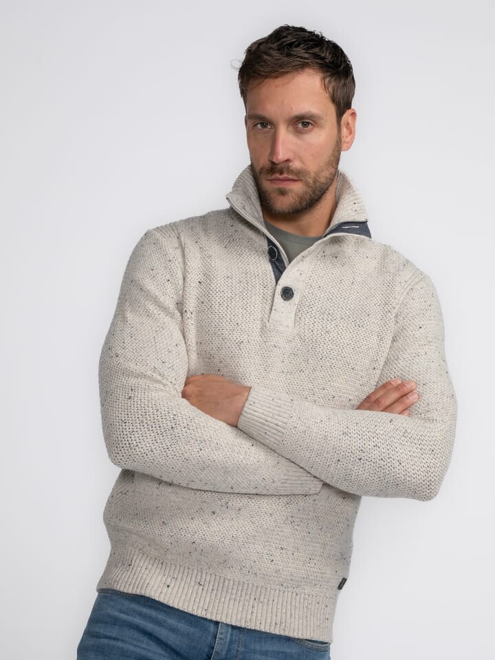 

Пуловер Petrol Industries Feinstrickpullover King, белый