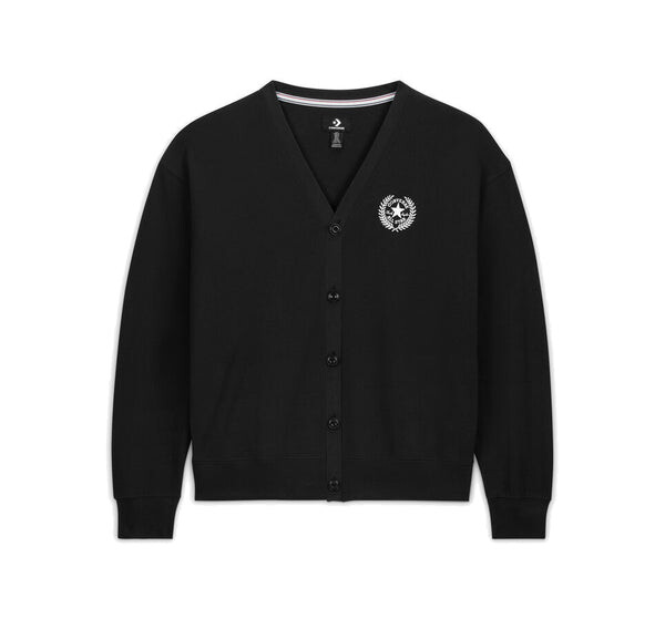 

Свитер retro cardigan 'black' Converse, черный