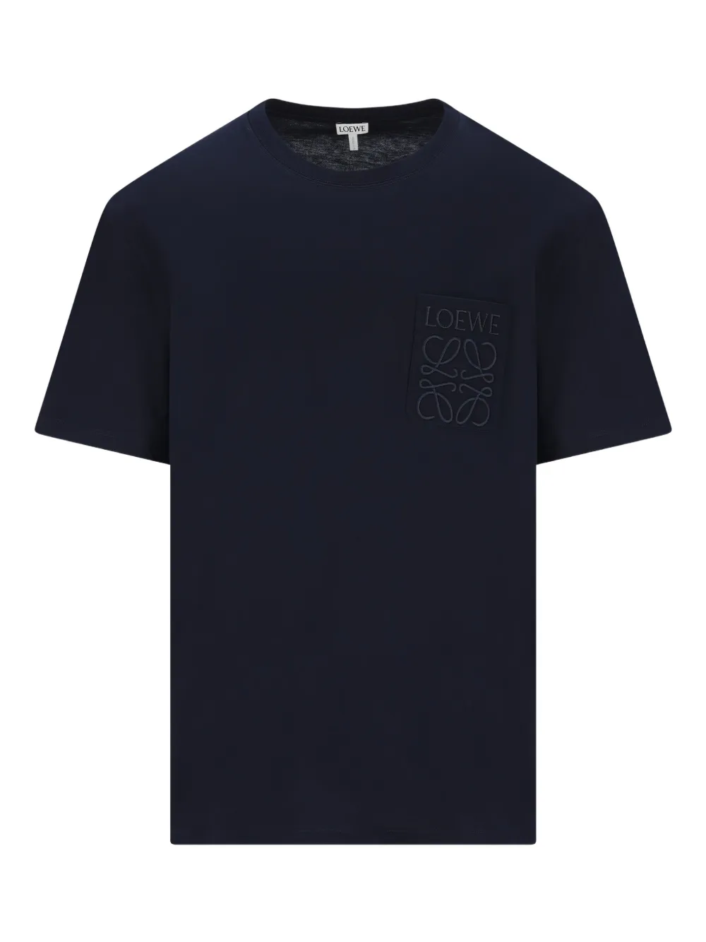 

Футболка с вышитым логотипом LOEWE, синий