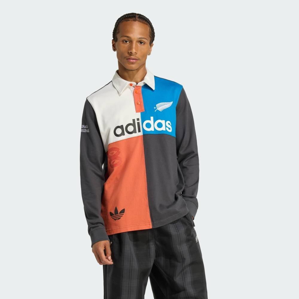 Футболка-поло Originals & All Blacks Heritage для регби Adidas, gray