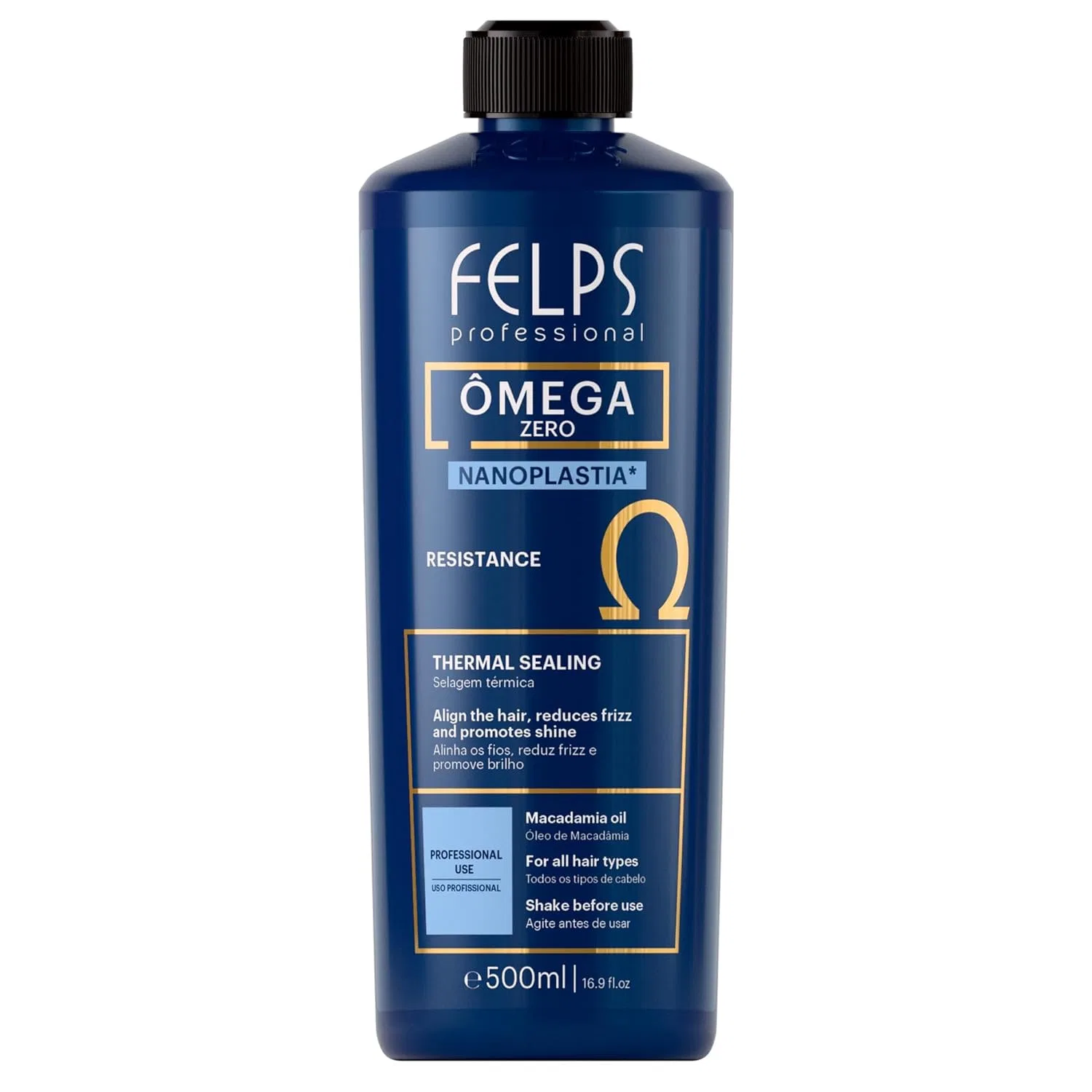 Средство для выпрямления волос Felps Professional Omega Zero Nanoplastia Resistance 500 мл Felps Professional