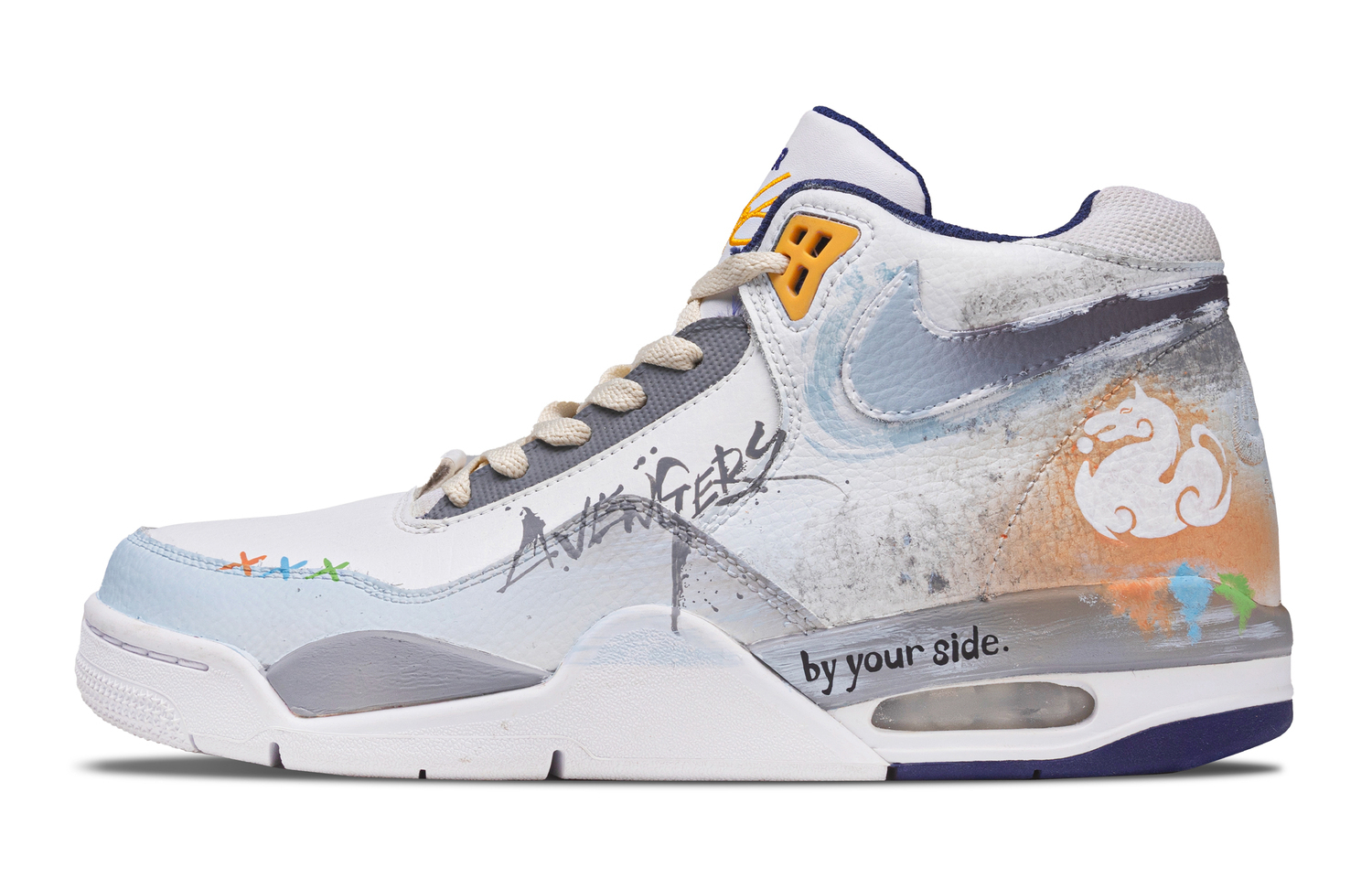 

Flight Legacy Chinese Zodiac Horse амортизирующие устойчивые к истиранию дышащие кроссовки Mid Top в винтажном стиле для мужчин Nike, светло синий