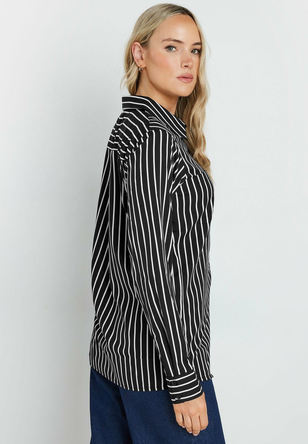 

Блузка на пуговицах STRIPED Long Tall Sally, черный