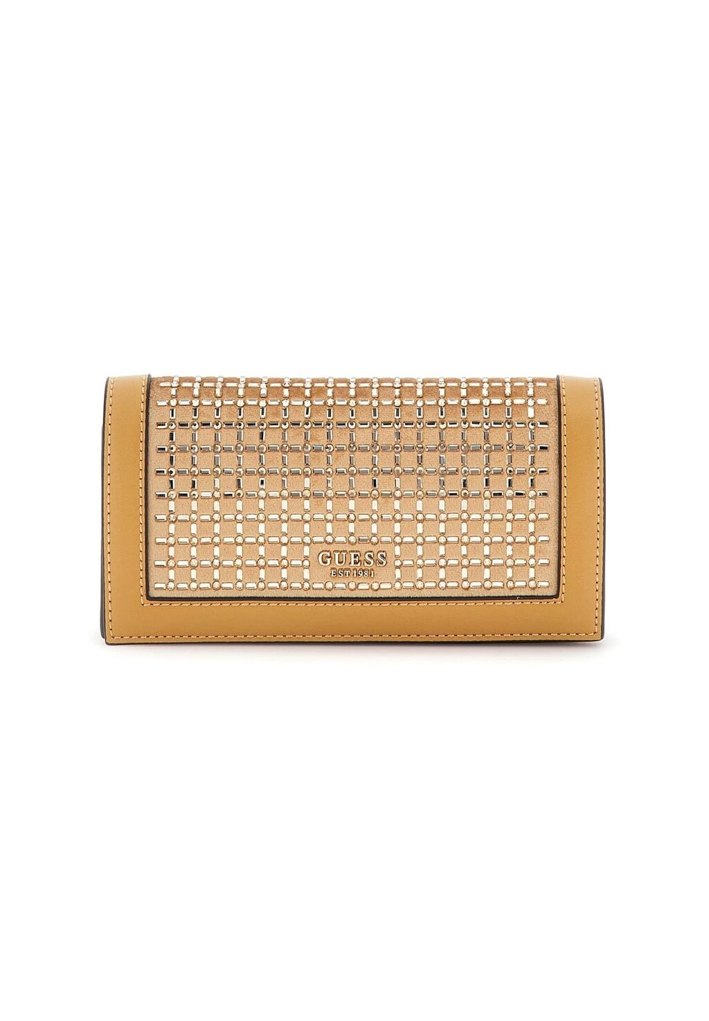 

Кошелек MINI-GILDED GLAMOUR Guess, бежевый