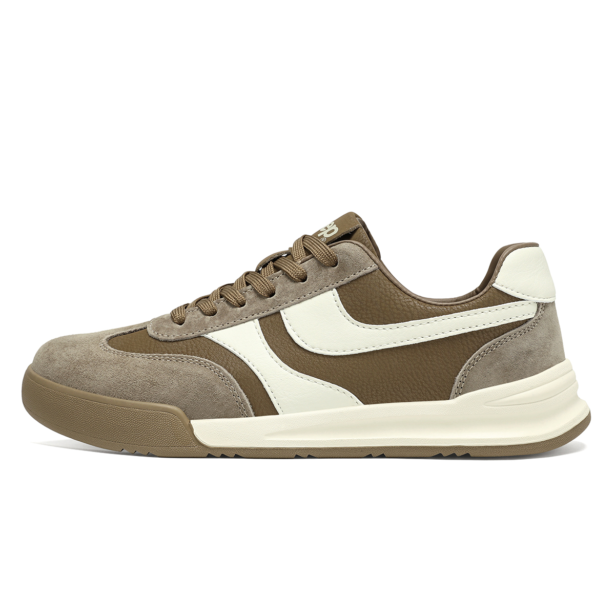 

Кроссовки для скейтбординга мужские низкие с амортизацией, устойчивые к истиранию, увеличивающие рост Jeep, коричневый