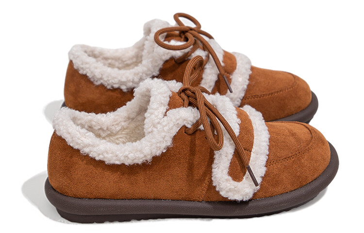 Туфли женские повседневные Women's Casual Shoes Women's Low-Top Camel Feiyue, коричневый — фото 2