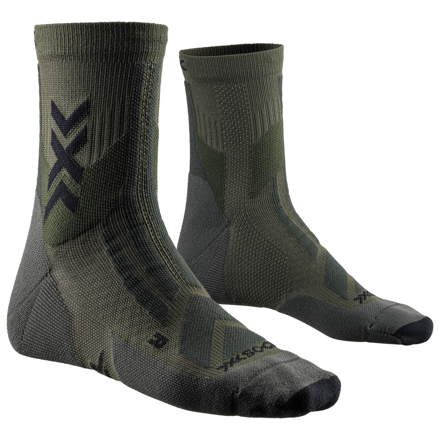 

Походные носки X Socks Hike Discover Ankle, цвет Dark Sage/Black