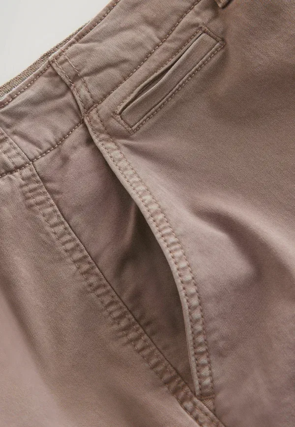 Брюки чинос Next Regular fit authentic washed, розовый — фото 3