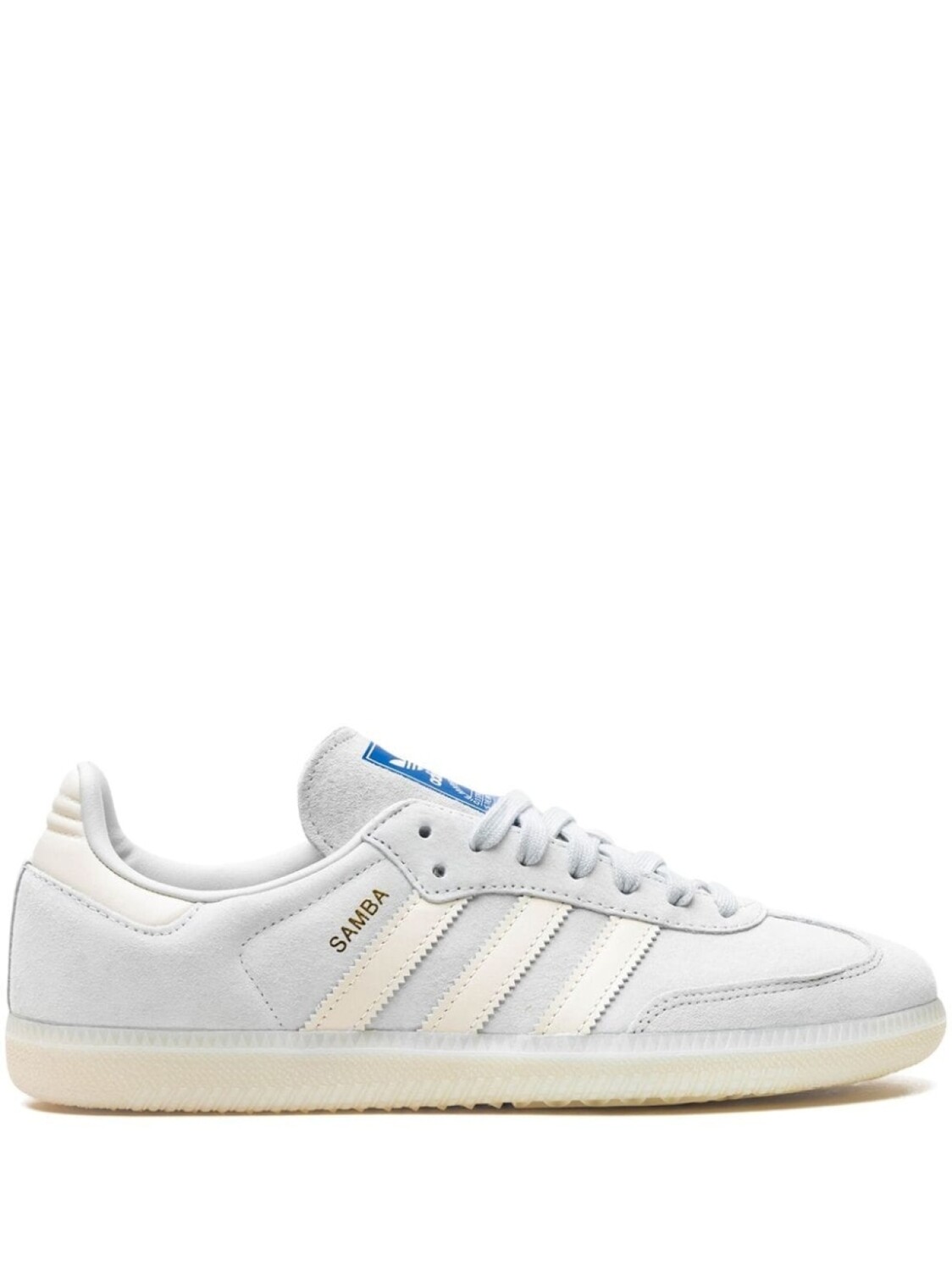 

adidas кроссовки Samba OG 'Wonder silver/Chalk white/Off white', синий, Серый;синий, adidas кроссовки Samba OG 'Wonder silver/Chalk white/Off white', синий