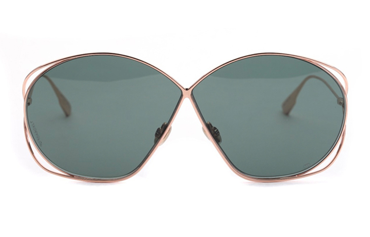 DIOR Металлические овальные солнцезащитные очки женские, Jasper — фото 3