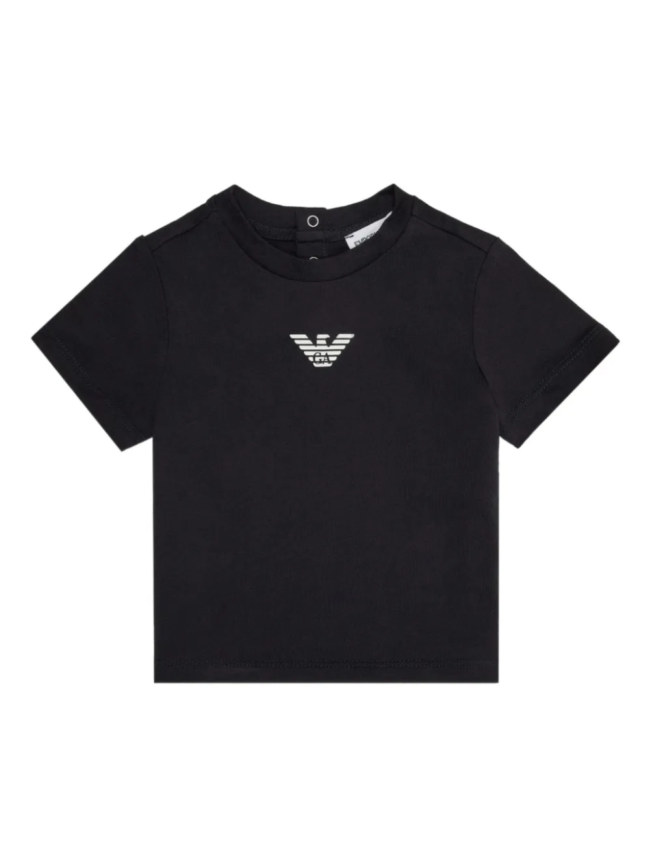 

Футболка с логотипом орла Emporio Armani Kids, синий