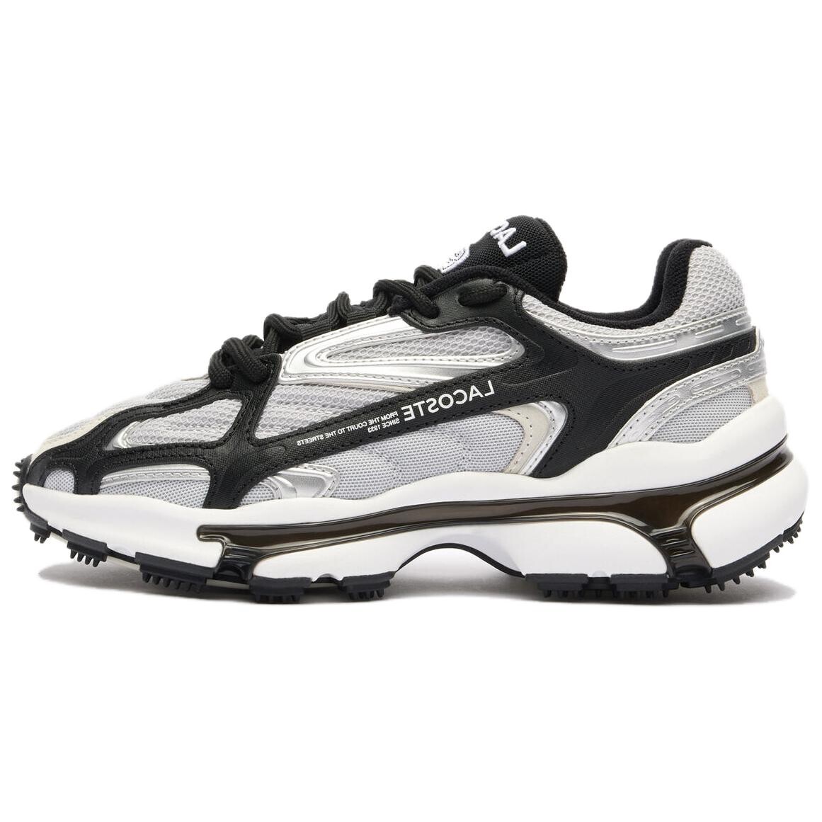

Кроссовки LACOSTE Lifestyle Shoes Women's Low-top Silver/Black, черный